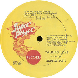 The Meditations / Johnny P Talking Love / Perfect Lover USED VINYL 12INCH 45 RPM