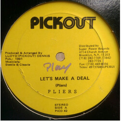 Pliers / Apache Scratchy / Wendy Culture Let's Make A Deal / Bun USED VINYL 12INCH 45 RPM