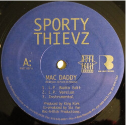 Sporty Thievz Mac Daddy / Street Cinema USED VINYL 12INCH