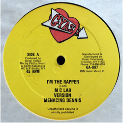 MC Lab / Menacing Dennis I'm The Rapper USED VINYL 12INCH 45 RPM SINGLE