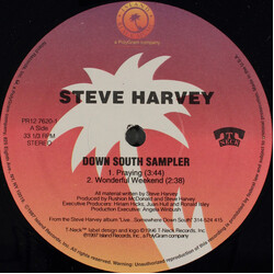 Steve Harvey (4) Down South Sampler USED VINYL 12INCH 33 S RPM PROMO SAMPLER