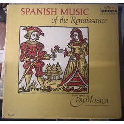 New York Pro Musica / Noah Greenberg Spanish Music Of The Renaissance Vinyl LP USED