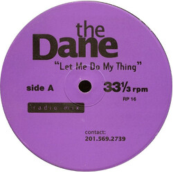 Dana Dane Let Me Do My Thing USED VINYL 12INCH 33 S RPM