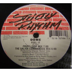 DJ Dome Feel It USED VINYL 12INCH 33 S RPM
