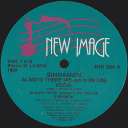 Sinnamon Always There (Always In My Life) USED VINYL 12INCH 33 S RPM