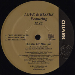 Love & Kisses (2) / Israel Ortiz Absolut House USED VINYL 12INCH 33 S RPM