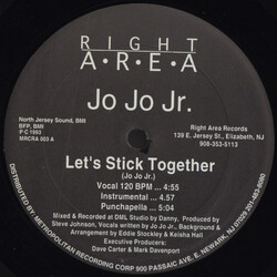 Jo Jo Jr. Let's Stick Together VINYL 12" USED