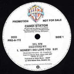Candi Staton Honest I Do Love You VINYL 12" USED