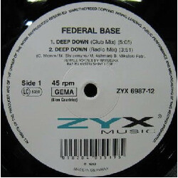 Federal Base Deep Down USED VINYL 12INCH