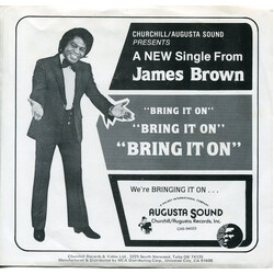 James Brown Bring It On ... Bring It On USED VINYL 7INCH 45 RPM