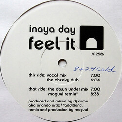 Inaya Day Feel It USED VINYL 12INCH 33 S RPM TEST PRESSING