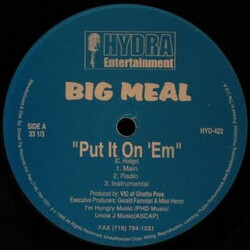 Big Meal Put It On 'Em / Pimps, Players, Macks VINYL 12" USED