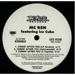 MC Ren Comin' After You VINYL 12" USED