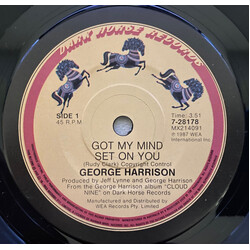 George Harrison Got My Mind Set On You USED VINYL 7INCH 45 RPM SINGLE