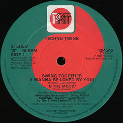 Techno Twins Swing Together (I Wanna Be Loved By You) In The Mood USED VINYL 12INCH 45 RPM