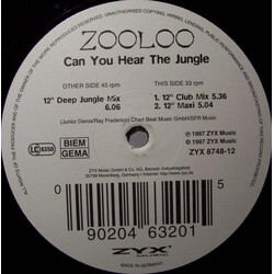 Zooloo Can You Hear The Jungle Vinyl 12" USED