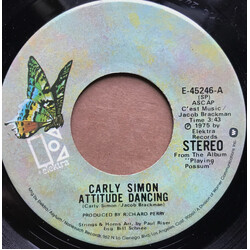 Carly Simon Attitude Dancing USED VINYL 7INCH 45 RPM SINGLE STEREO