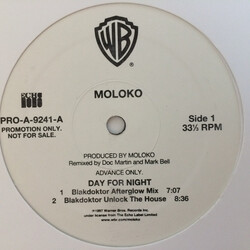 Moloko Day For Night USED VINYL 12INCH 33 S RPM ADVANCE PROMO
