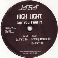 HighLight Can You Feel It Vinyl 12" USED