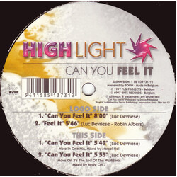 Highlight Can You Feel It USED VINYL 12INCH