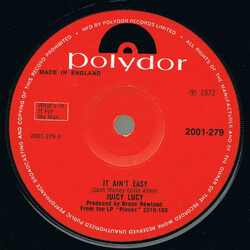 Juicy Lucy It Ain't Easy USED VINYL 7INCH 45 RPM SINGLE
