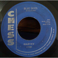 Harvey Fuqua Blue Skies USED VINYL 7INCH 45 RPM