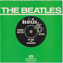 The Beatles Hey Jude c/w Revolution USED VINYL 7INCH 45 RPM SINGLE REISSUE MONO