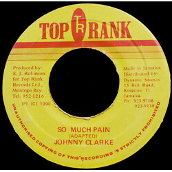 Johnny Clarke So Much Pain USED VINYL 7INCH 45 RPM