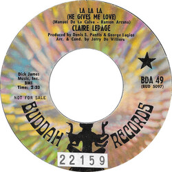 Claire Lepage La La La (He Gives Me Love) USED VINYL 7INCH 45 RPM PROMO