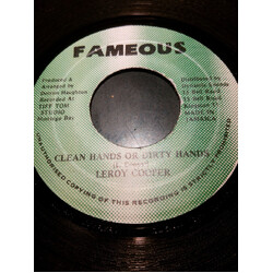 Leroy Cooper Clean Hands Or Dirty Hands USED VINYL 7INCH 45 RPM