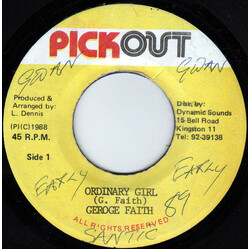 George Faith Ordinary Girl USED VINYL 7INCH 45 RPM