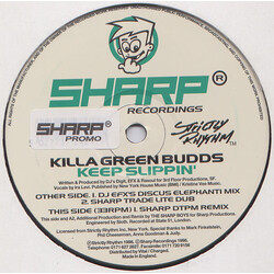 Killa Green Budds Keep Slippin' USED VINYL 12INCH 33 S RPM PROMO