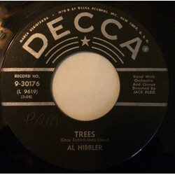 Al Hibbler Trees USED VINYL 7INCH 45 RPM SINGLE