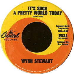 Wynn Stewart It's Such A Pretty World Today USED VINYL 7INCH 45 RPM SINGLE