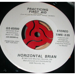 Horizontal Brian Practicing First Aid USED VINYL 7INCH 45 RPM PROMO