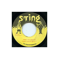 Gregory Isaacs / Johnny P Whey You Get Ina USED VINYL 7INCH 45 RPM SINGLE