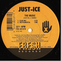 Just-Ice The Music USED VINYL 12INCH 33 S RPM