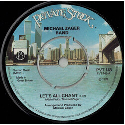 The Michael Zager Band Let's All Chant USED VINYL 7INCH 45 RPM SINGLE
