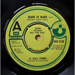 Belle Epoque Black Is Black USED VINYL 7INCH SINGLE PROMO