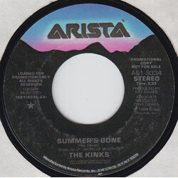 The Kinks Summer's Gone USED VINYL 7INCH PROMO 45 RPM