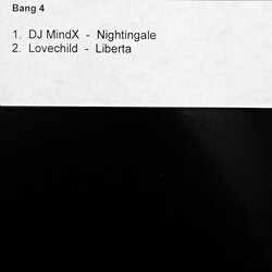 DJ Mind-X / Lovechild Nightingale / Liberta USED VINYL 12INCH PROMO WHITE LABEL