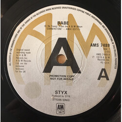 Styx Babe / I'm O.K. USED VINYL 7INCH 45 RPM SINGLE PROMO