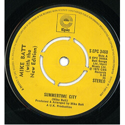 Mike Batt Summertime City USED VINYL 7INCH 45 RPM SINGLE STEREO