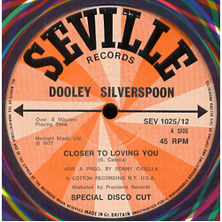 Dooley Silverspoon Closer To Loving You USED VINYL 12INCH 45 RPM