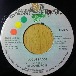 Michael Rose Bogus Badge USED VINYL 7INCH