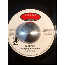 Gregory Fabulous Back Weh / The Prayer USED VINYL 7INCH 45 RPM