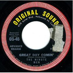 The Minute Men (5) Flag Wavin' USED VINYL 7INCH 45 RPM SINGLE PROMO