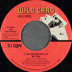 T. Richardson Willits In You USED VINYL 7INCH 45 RPM