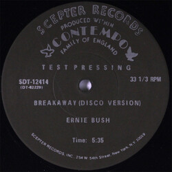 Ernie Bush Breakaway USED VINYL 12INCH 33 S RPM TEST PRESSING