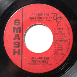 Jay & The Techniques Keep The Ball Rollin' / Here We Go Again USED VINYL 7INCH 45 RPM SINGLE